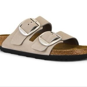 Birkenstock Arizona Nubuck Big Buckle Sandals Size 38/7.5